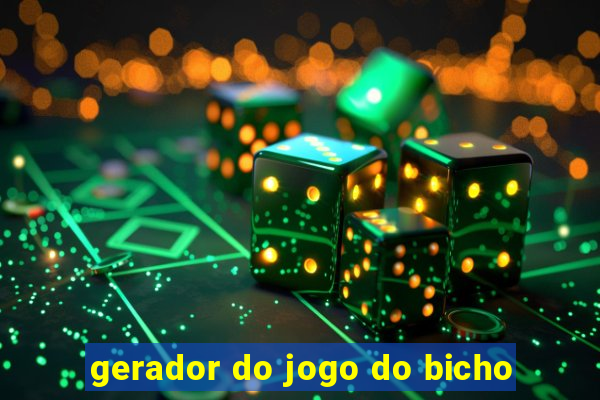 gerador do jogo do bicho